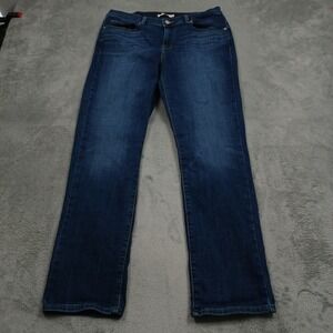 Levis Jeans Womens 12 Blue Denim Classic Straight Casual Modern Pockets A2‎